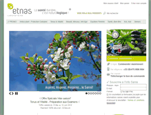 Tablet Screenshot of etnas-labo.com